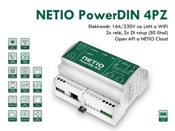 Smart electricity meter NETIO PowerDIN 4PZ