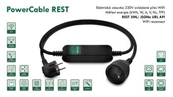 Smart extension cable NETIO PowerCable REST 101E