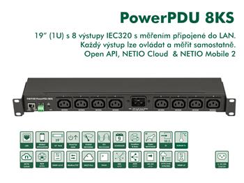 Smart sockets NETIO PowerPDU 8KS