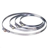 Stainless steel tightening strap 90-110 mm-galvanized