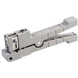 Stripping pliers 45-162 for diameters 1-3 mm, for longitudinal and transverse cutting of the casing, also suitable for L/T tubes