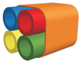 Svazek HDPE DuraMulti DB 4x12/8