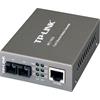 TP-LINK MC110CS konvertor, 1x10/100M RJ45 / 1 x singl-mode - Verze 2 (9V)