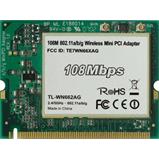 TP-Link TL-WN662AG, 802.11 a/b/g mini PCI card, 108 Mbit/s