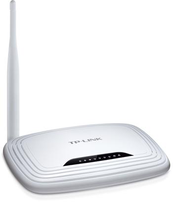 TP-LINK TL-WR743ND AP/Client router, 4x LAN, 1x WAN - 150 Mbps