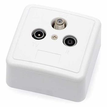 TV/R/SAT zásuvka koncová