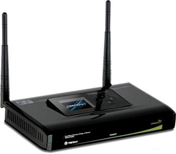 WiFi router Trendnet TEW-673GRU Concurrent Gigabit AP/router, 4x LAN, 1x WAN, 2x USB 2.0 - 300Mbps, 2,4/5GHz