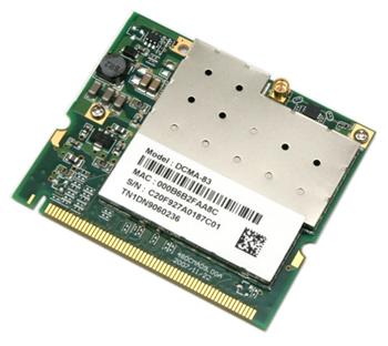 WNC DCMA-83 (CM11) miniPCI, 200 mW, 802.11a/b/g, 2,4GHz a 5GHz, 1xMMCX