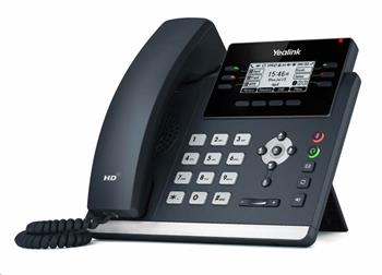 Yealink SIP-T42U IP phone, PoE, 2.7" 192x64 LCD, 15 prog.tl., GigE, 2x USB
